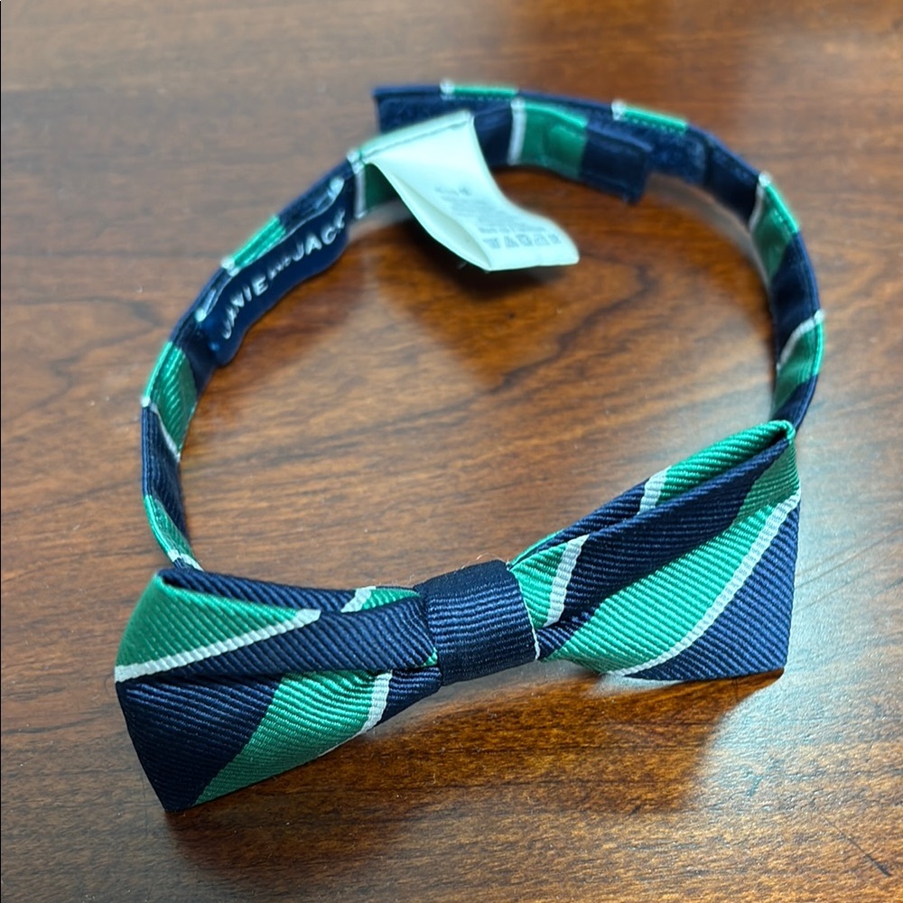 Blue and Green Bow Tie